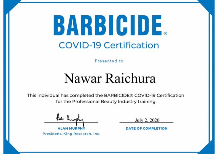 Makeup-Artist-UK-Barbicide-COVID-19-Certificate